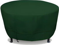 Latitude Run Meridian Patio Round Table Cover with Marine Grade Fabric - Waterproof Outdoor Firepit Cover - Furniture Set Covers for Dining Table - Easy to Install