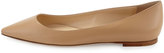 Thumbnail for your product : Jimmy Choo Romy Leather Ballerina Flat, Nude