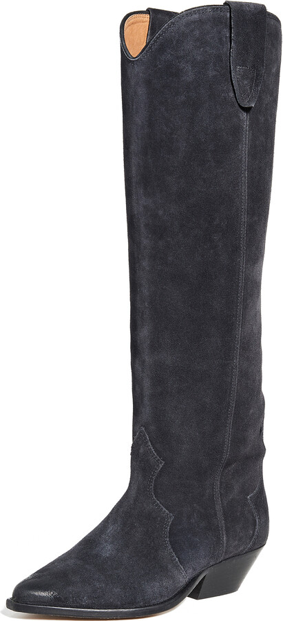 isabel marant denvee suede boots