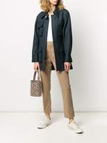 Thumbnail for your product : STAUD Snakeskin-Effect Bucket Bag