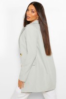 Thumbnail for your product : boohoo Tall Double Breasted Longline Oversized Blazer