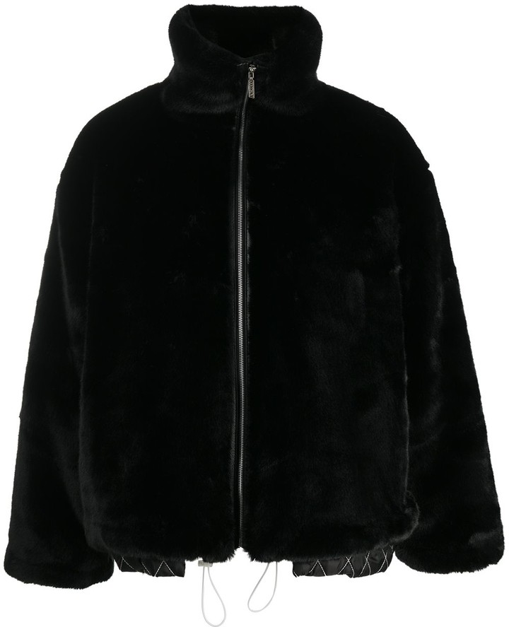 goodboy Oversized Faux Fur Bomber Jacket ShopStyle