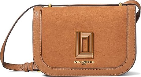 Karl Lagerfeld Paris Simone Crossbody (Luggage) Handbags - ShopStyle  Shoulder Bags