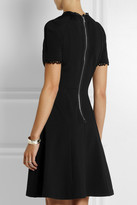 Thumbnail for your product : Erdem Armel lace-trimmed stretch-jersey crepe dress