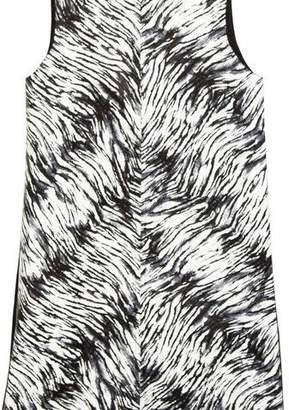 Nicole Miller Girls' Printed Faux Leather Dress