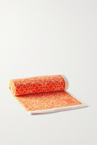 Thumbnail for your product : Loewe Cotton-terry Jacquard Towel - Orange