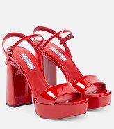 Thumbnail for your product : Prada Patent leather platform sandals