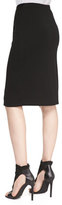 Thumbnail for your product : Ella Moss Tali Wrap Front Stretch Knit Skirt, Black