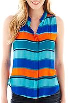 Thumbnail for your product : JCPenney jcp Sleeveless Woven Top