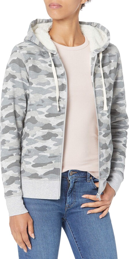 gray camo jacket womens