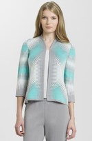 Thumbnail for your product : Ming Wang Three Quarter Sleeve Knit Jacket