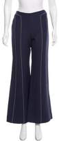 Thumbnail for your product : Derek Lam Mid-Rise Wool & Silk-Blend Pants