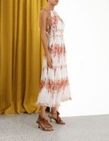 Thumbnail for your product : Zimmermann Mae Tiered Frill Long Dress