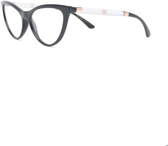 Dolce & Gabbana Eyewear Cat-Eye Frame Optical Glasses
