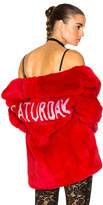 Thumbnail for your product : Alberta Ferretti Saturday Rabbit Fur Coat