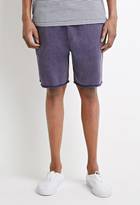 Thumbnail for your product : Forever 21 Frayed Drawstring Sweatshorts