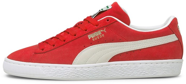 puma suede red