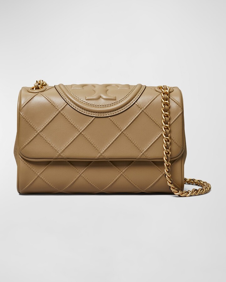 Tory Burch Fleming Small Convertible Woven Shoulder Bag ShopStyle