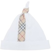 Thumbnail for your product : Burberry Check Cotton Interlock Romper, Bib & Hat