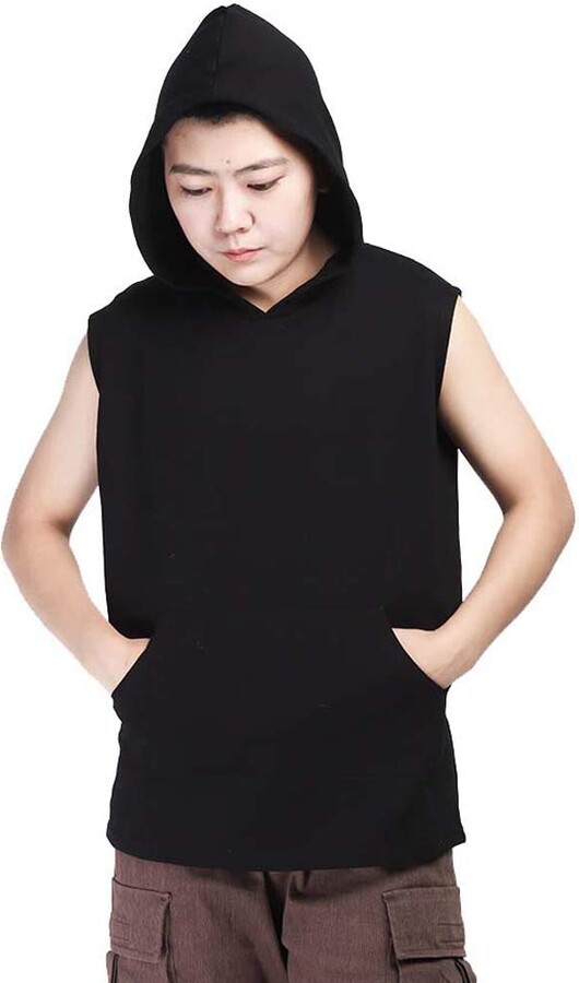 XLLHY Hooded Outwear Seamless Long Chest Binder Breast Flat Sport Bra