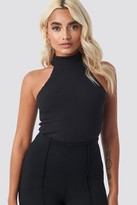 Thumbnail for your product : NA-KD High Neck Ribbed Top