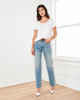 Thumbnail for your product : Quince Cotton Modal Scoop Neck T-Shirt
