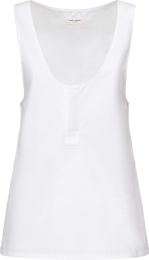 Saint Laurent Henley Tank Top