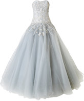 Marchesa strapless embellished ball gown