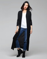 Thumbnail for your product : Eileen Fisher Washable Wool Crepe Extra Long Cardigan, Women's