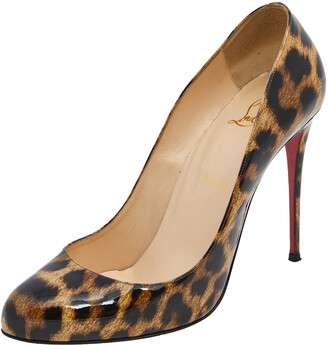 Leopard christian louboutin heels Clearance