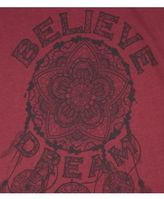 Thumbnail for your product : New Look Teens Burgundy Believe Dream Catcher Tank Top