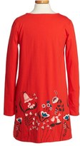 Thumbnail for your product : Tea Collection 'Märchenwald' Graphic Henley Dress (Toddler Girls, Little Girls & Big Girls)