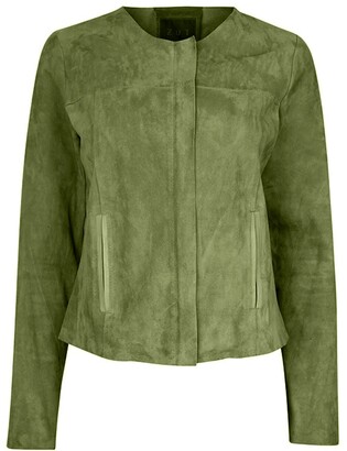 Light Green Leather Jacket | Shop the world's largest collection of 