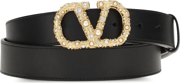 Vlogo Leather Belt