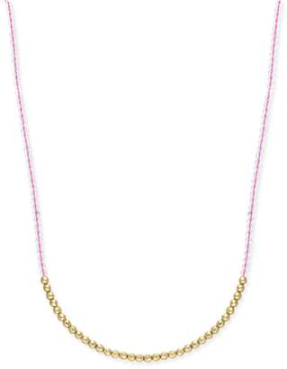 ABS by Allen Schwartz Gold-Tone Beaded Long Necklace