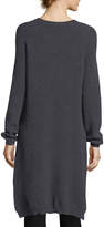 Thumbnail for your product : Eileen Fisher Fine-Gauge Cashmere Extra Long Tunic
