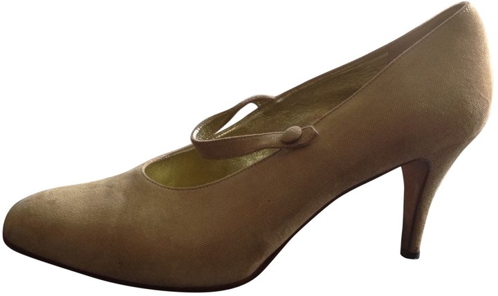 gold leather espadrilles