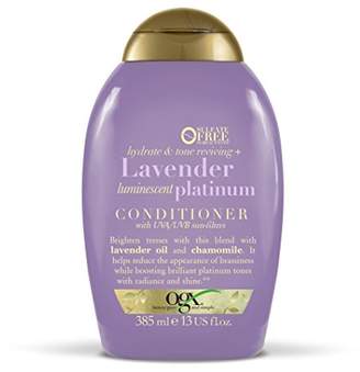 OGX Hydrate and Colour Reviving Plus Lavender Luminescent Platinum Conditioner, 385 ml
