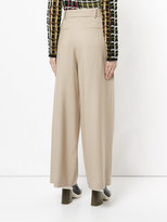 Thumbnail for your product : TOMORROWLAND belted wide-leg trousers
