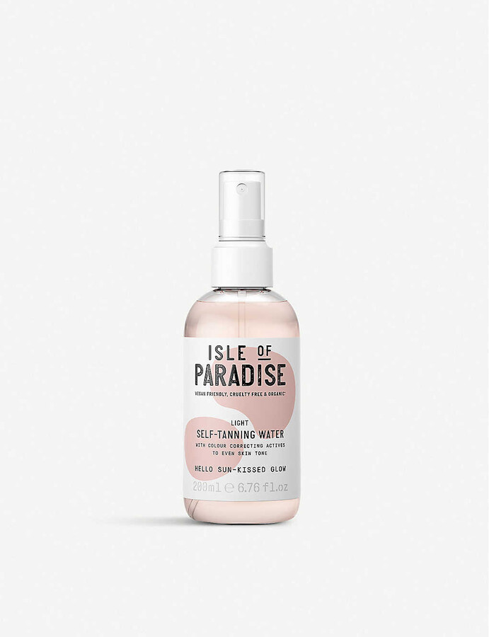 Isle of Paradise Light selftanning water 200ml ShopStyle Sun