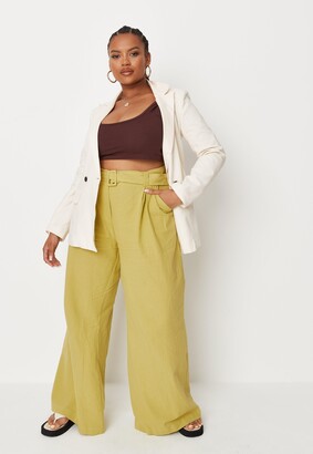 Plus Size Linen Trousers | Shop the world's largest collection of fashion |  ShopStyle UK