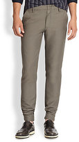 Thumbnail for your product : Richard Chai Textured Cotton Trousers