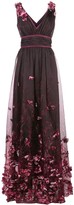 Thumbnail for your product : Marchesa Notte Floral Applique Gown