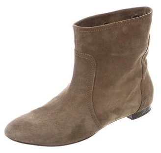 Malo Suede Round-Toe Booties