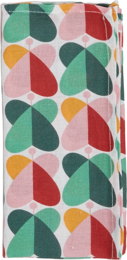 La DoubleJ Large Napkins Set Of 6 (45X45) Farfalle Multicolor