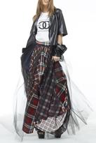 Thumbnail for your product : MHGS Plaid Maxi Skirt