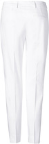 Thumbnail for your product : Piazza Sempione Cotton-Blend Cropped Trousers