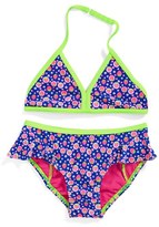 Thumbnail for your product : Hula Star 'Strawberry Fields' Two-Piece Swimsuit (Toddler Girls & Little Girls)