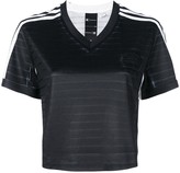 Thumbnail for your product : Adidas Originals By Alexander Wang Striped Crop Top