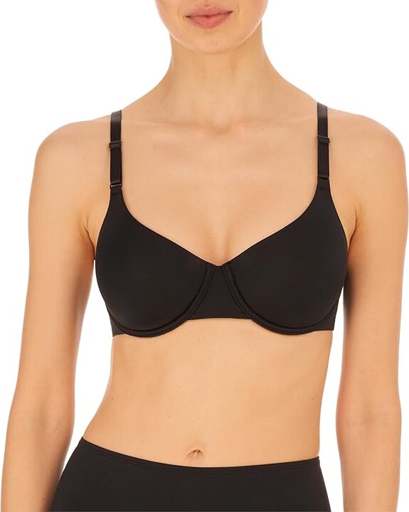 Natori Liquid Full Fit Contour Underwire Women's Bra Black : 32C, Elastane/Nylon/Polyester